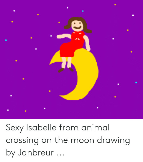How to Draw isabelle From Animal Crossing Sexy isabelle From Animal Crossing On the Moon Drawing by