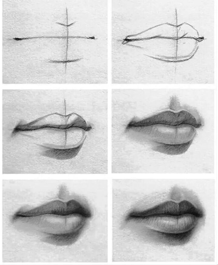 How to Draw Lips Easy for Kids D How to Draw Mouth Step by Step Guided