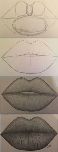 How to Draw Lips Easy for Kids How to Draw Lips