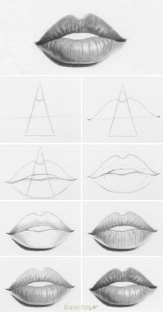 How to Draw Lips Easy Step by Step 487 Best Drawing People Images Drawing People Drawings