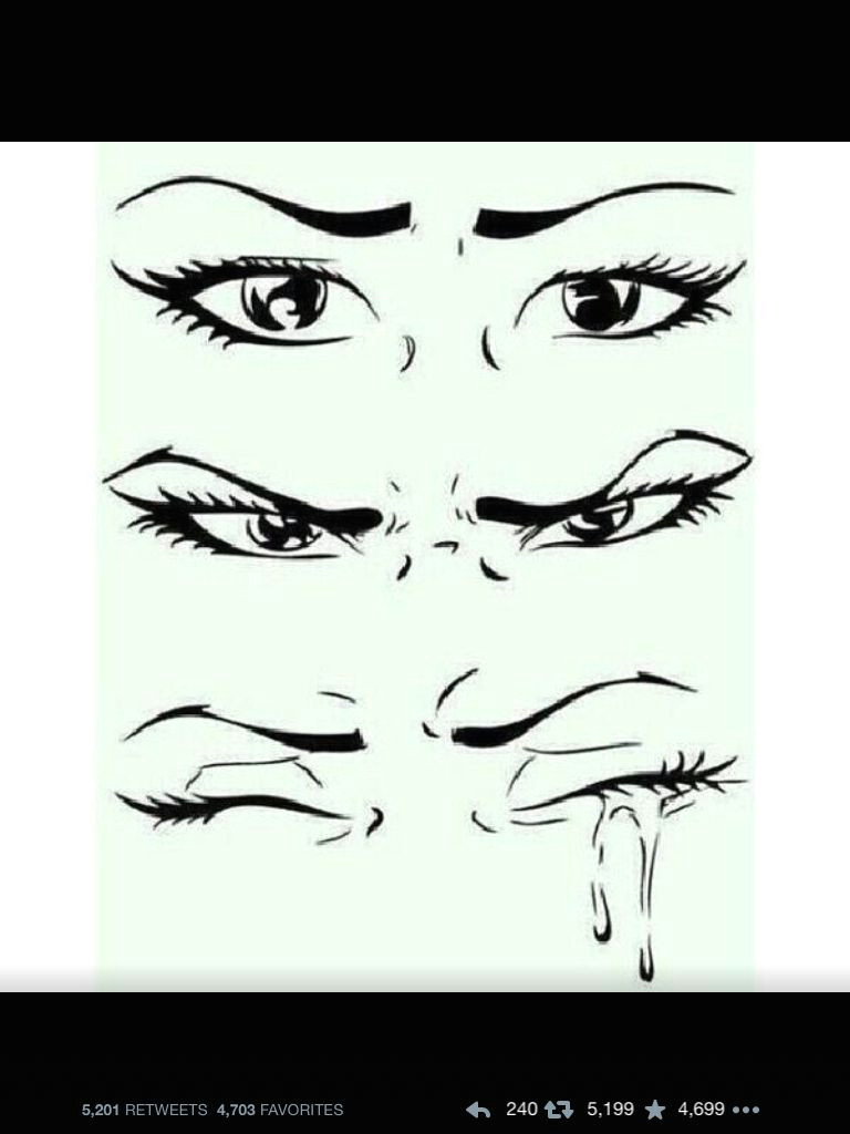 How to Draw Mad Anime Eyes when I M Mad Traurige Zeichnungen Manga Augen Und