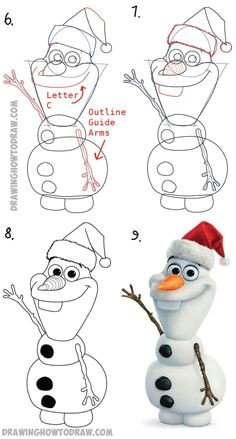 How to Draw Olaf Easy 17 Best How to Draw Olaf Images Drawings Drawing for Kids