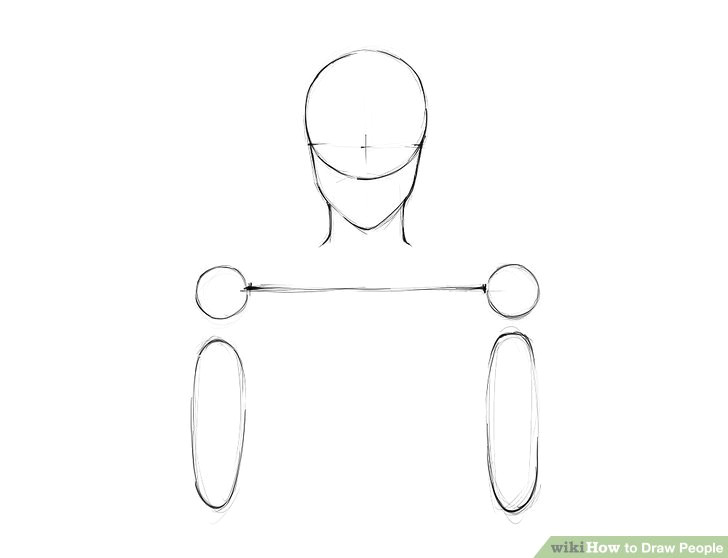 How to Draw Person Easy 3 Basic Ways to Draw People Step by Step Wikihow