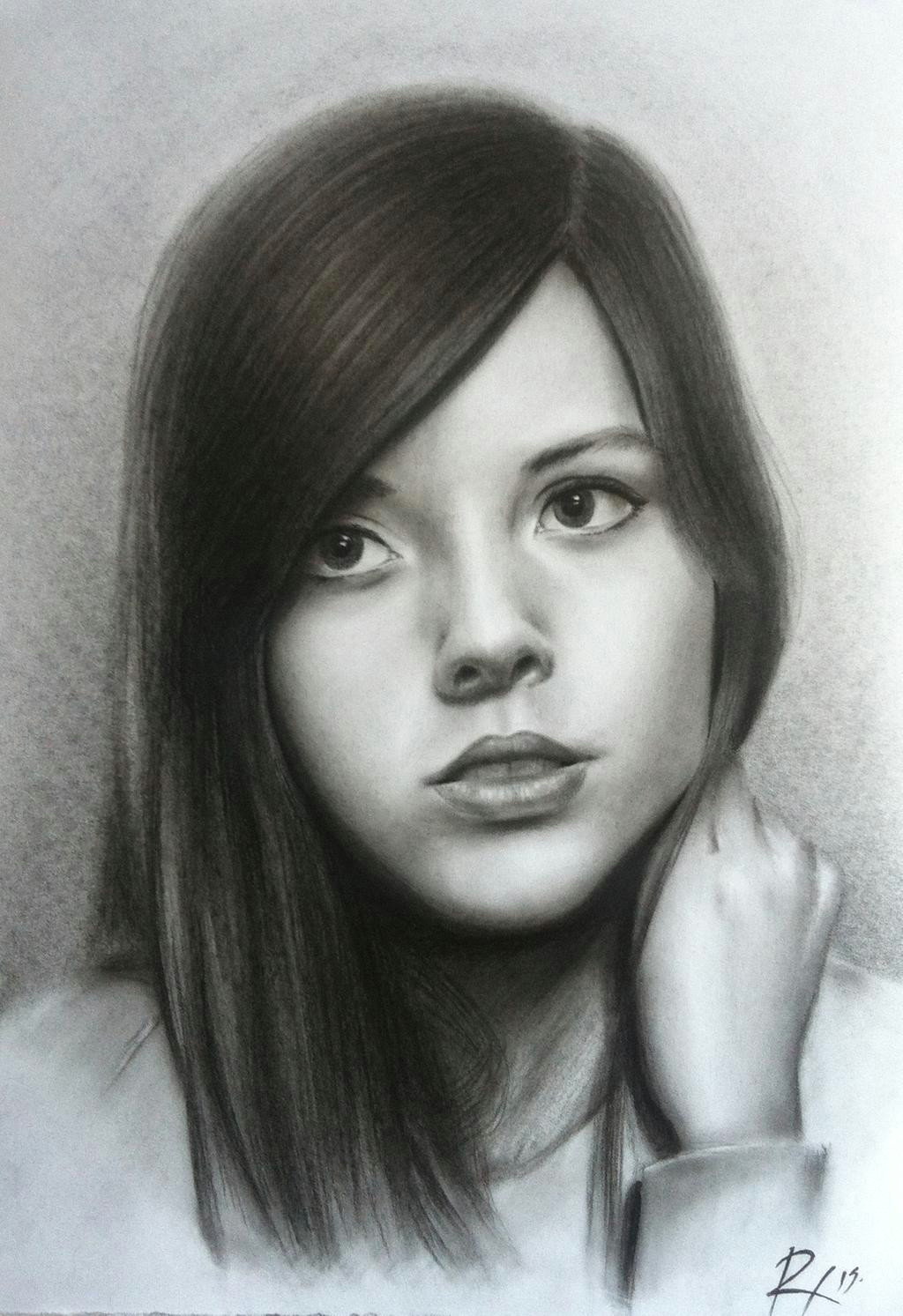 How to Draw Realistic Girl Realistic Girl Portrait by Rytisx On Deviantart