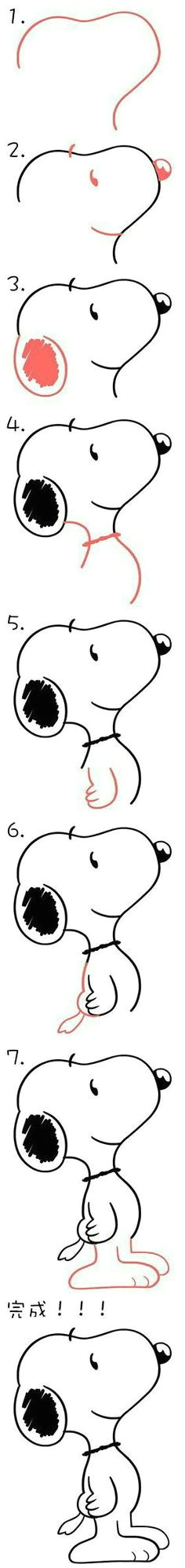 How to Draw Snoopy Step by Step for Kids Easy 9 Best How to Draw Snoopy Friends Images Snoopy Drawing