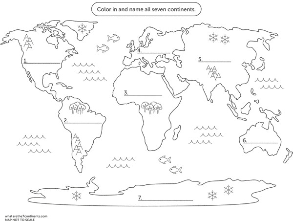 How to Draw the Continents Easy Looking for A Printable Coloring Map Of the Seven Continents