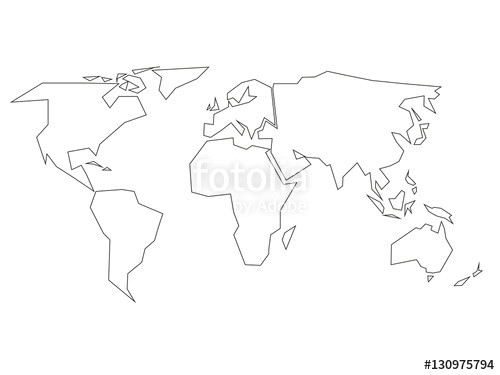 How to Draw the Continents Easy World Map Countries Matlab Printable Map Collection