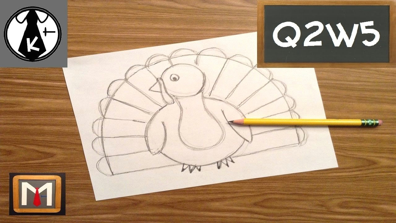How to Draw Turkey Easy How to Draw A Turkey Turkey Drawing Drawings