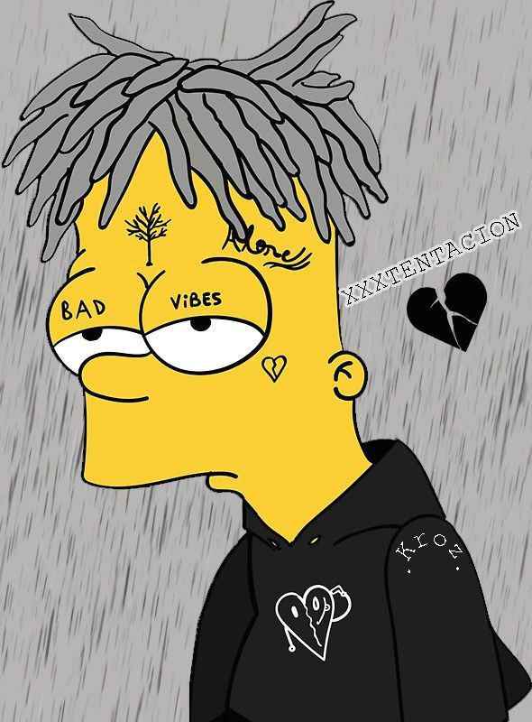 How to Draw Xxxtentacion Easy Pin Auf Simpsons