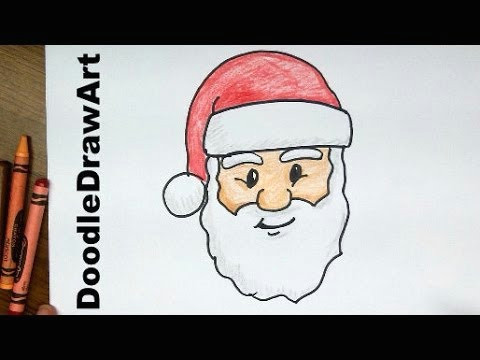 How to Make Easy Santa Claus Drawing Simple Drawing Of Santa Be How Draw Step by Easy Steps to