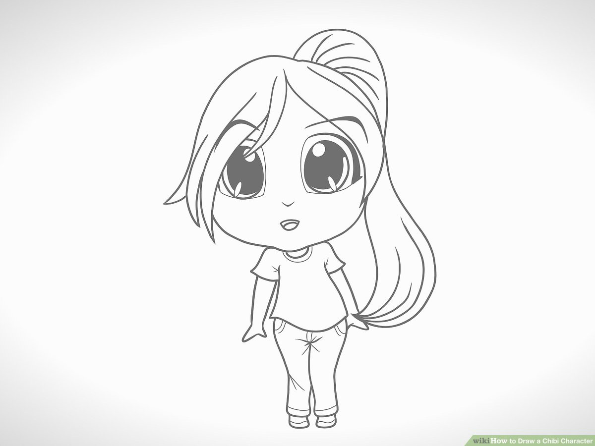How to Turn Your Drawings Into Animation How to Draw A Chibi Character 12 Steps with Pictures