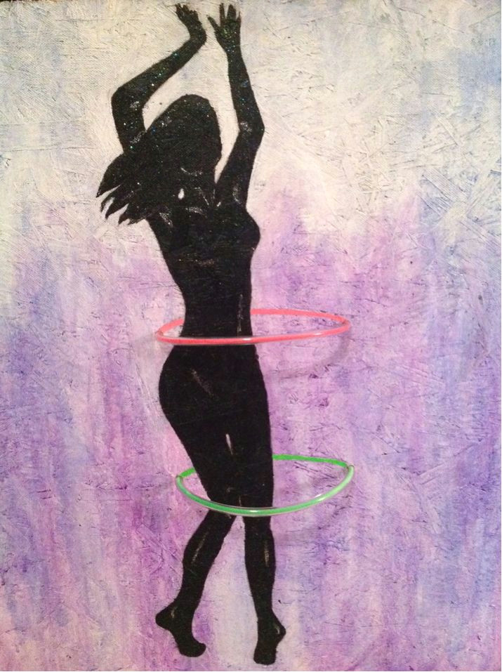 Hula Girl Drawing I Love Hooping Art Art Artwork Aerial Silks
