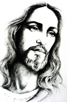 Jesus Face Drawing Easy 83 Best Jesus Drawings Images Jesus Pictures Christian