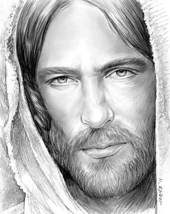 Jesus Face Drawing Easy Pin by Yve Spengler On I Should Just Call This Art Jesus