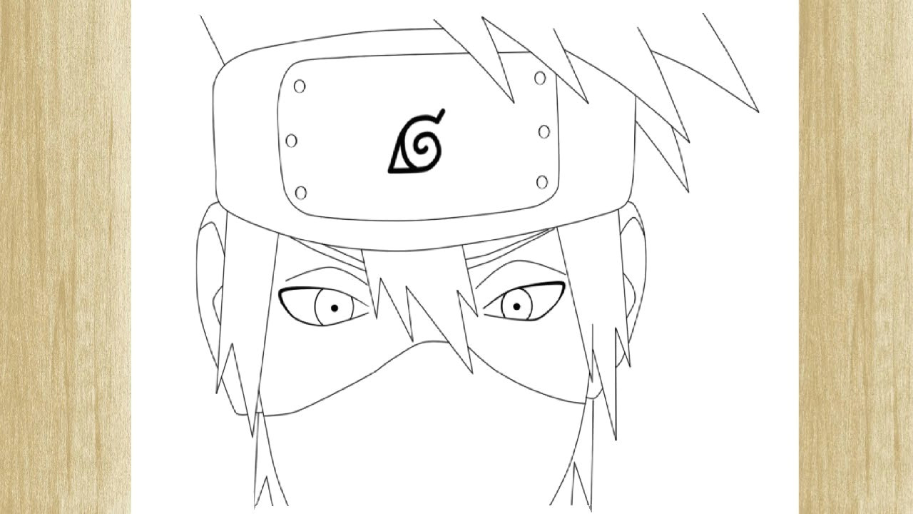Kakashi Drawing Easy Como Dibujar A Kakashi Hatake De Naruto Shippuden