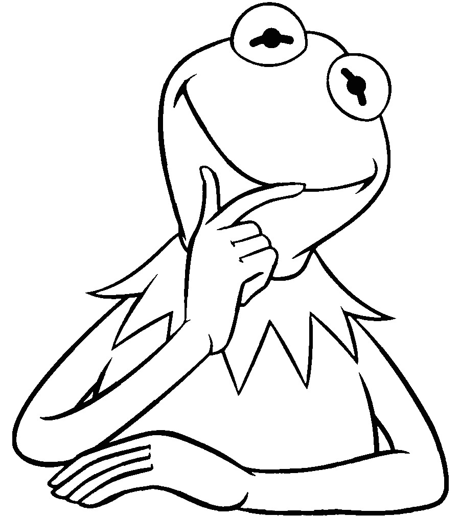 Kermit Drawing Easy Pin On Coloring Pages