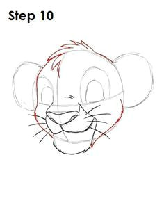 King Drawing Easy 12 Best H T D S I M B A Images How to Draw Simba Lion