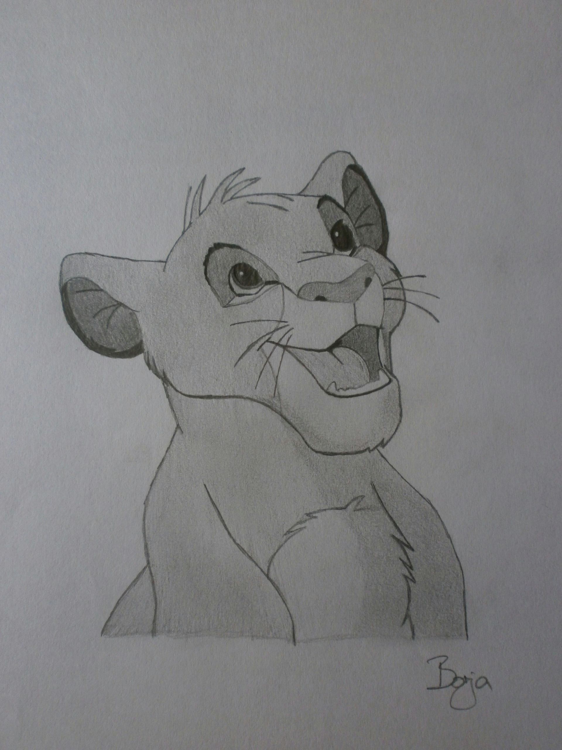 King Drawing Easy Simba the Lion King by Voja96