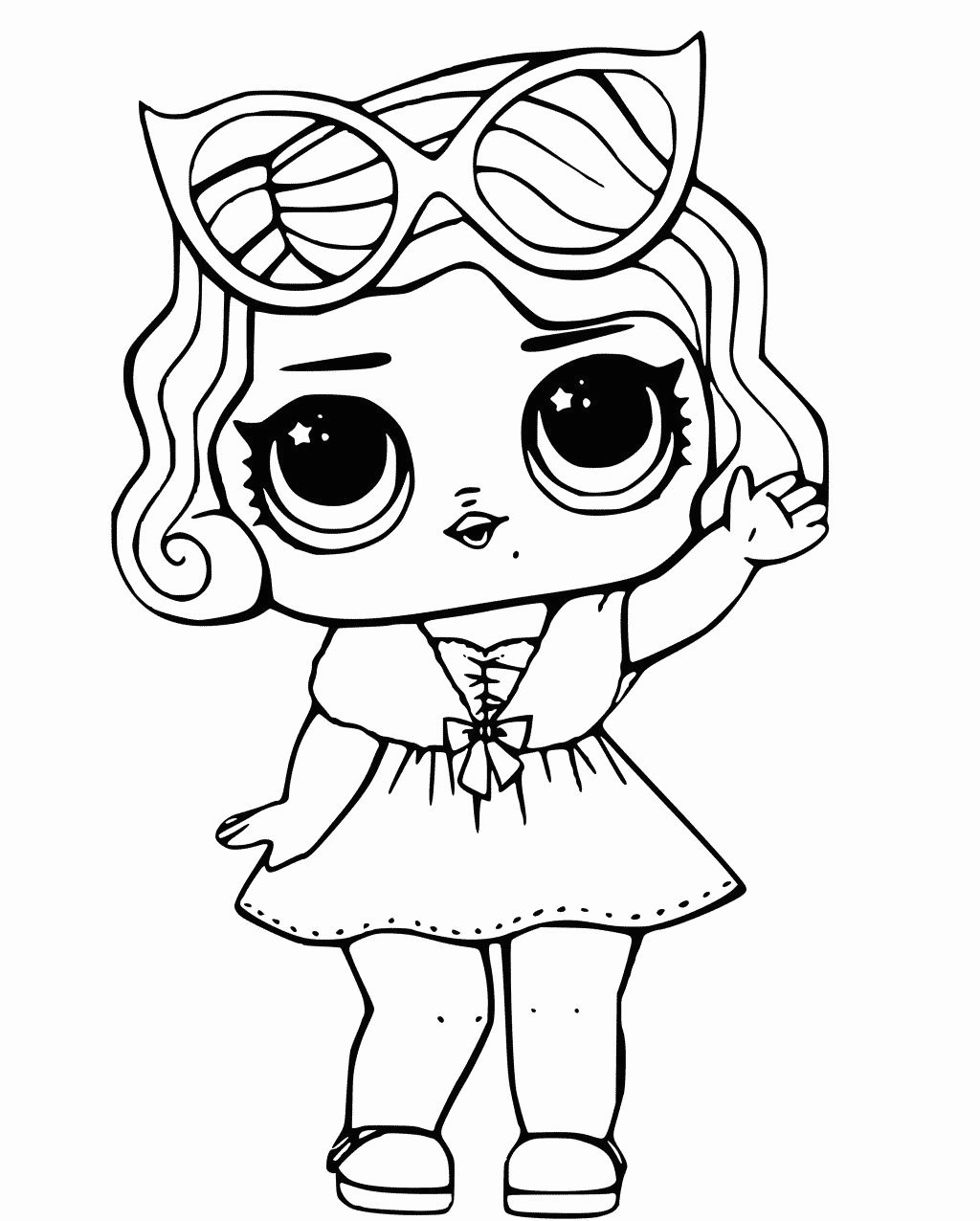 Lol Doll Drawing Easy Apollinaire Leanna Free Coloring Pages Unicorn Coloring