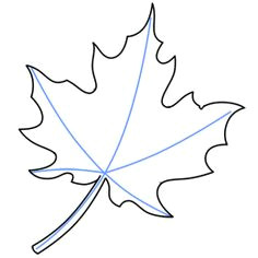 Maple Leaf Easy Drawing 13 Best Leaves Images Leaf Drawing Drawings Leaves Sketch