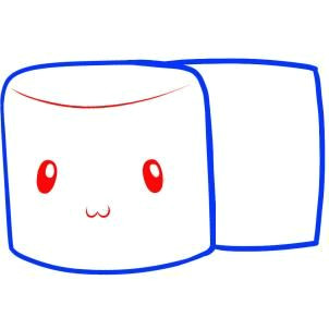Marshmello Drawing Easy How to Draw Marshmallows Step 3 Drawings Online Drawing