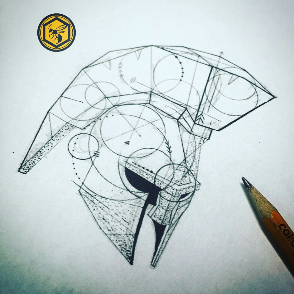 Mask Drawing Ideas Gladiator Helmet Sketch Helmet Drawing Spartan Helmet