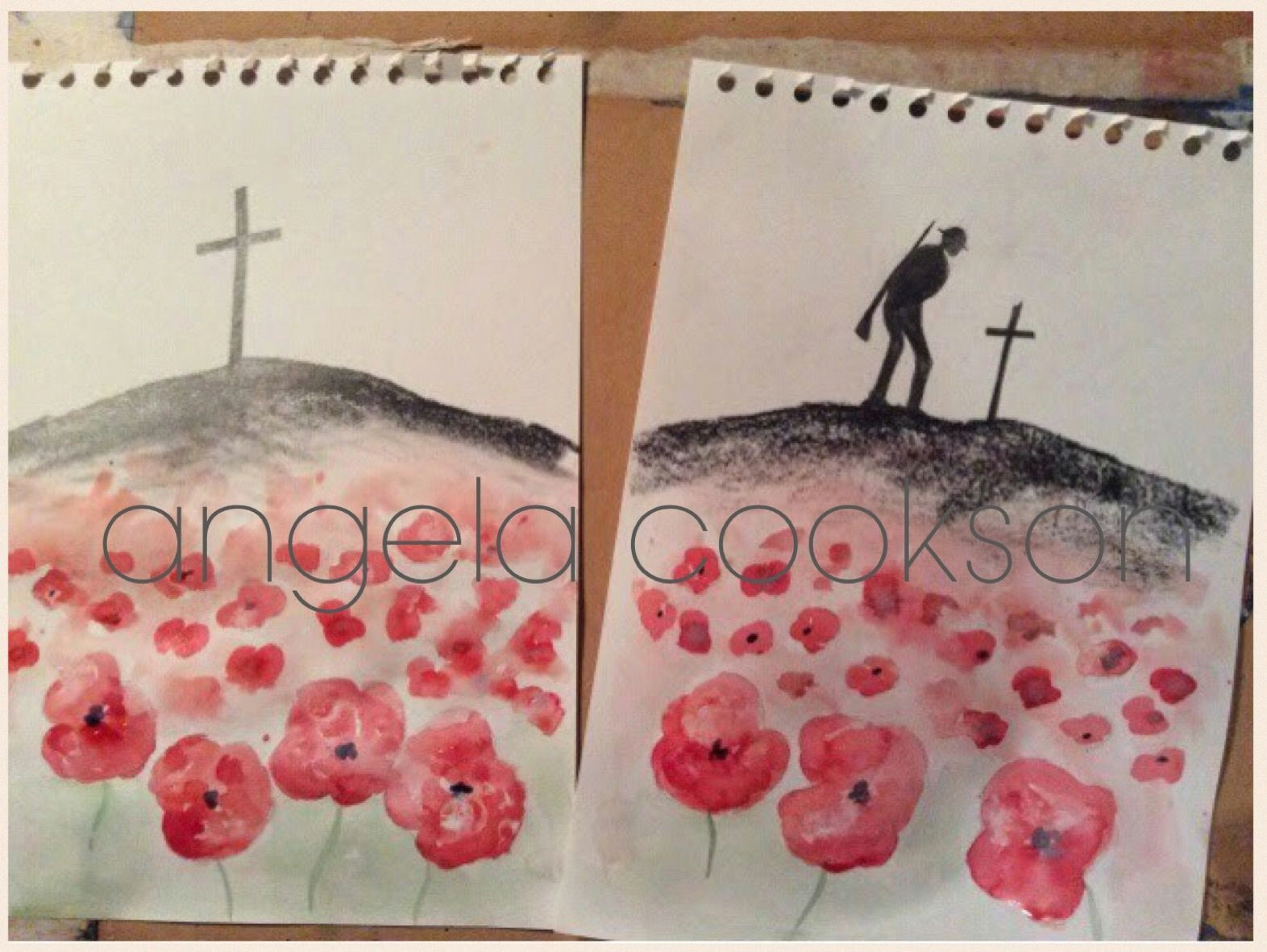 Memorial Drawings Easy Example for Series Of Year 5 or 6 Art Lessons Silhouettes