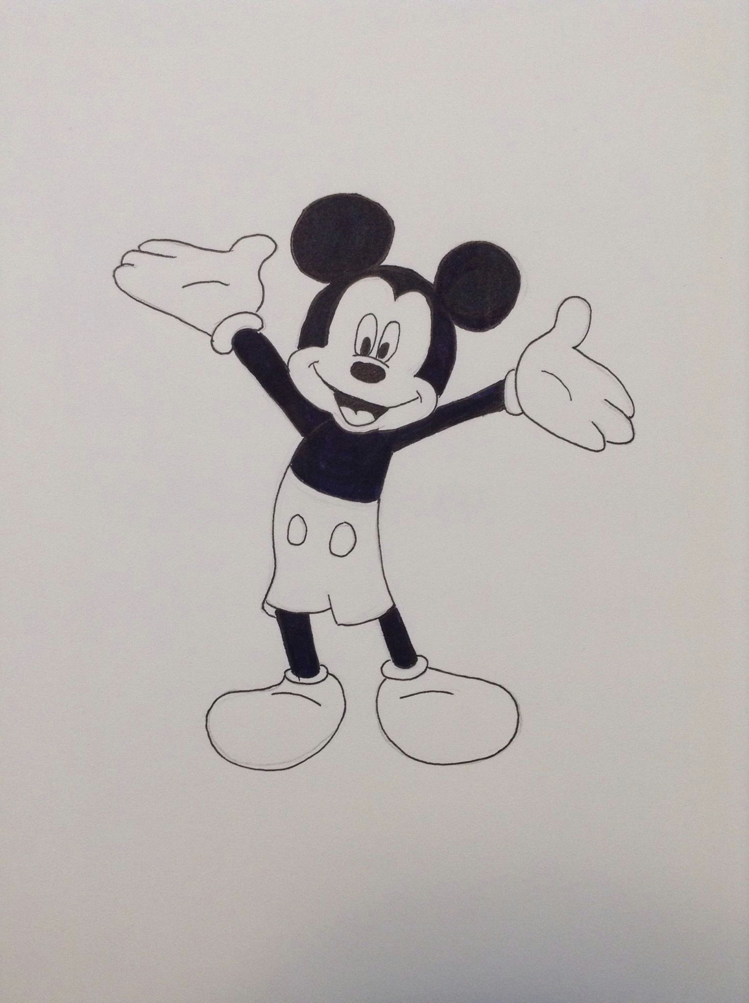 Mickey Mouse Pictures Easy to Draw How to Draw Mickey Mouse Mickey Mouse Drawings Mickey