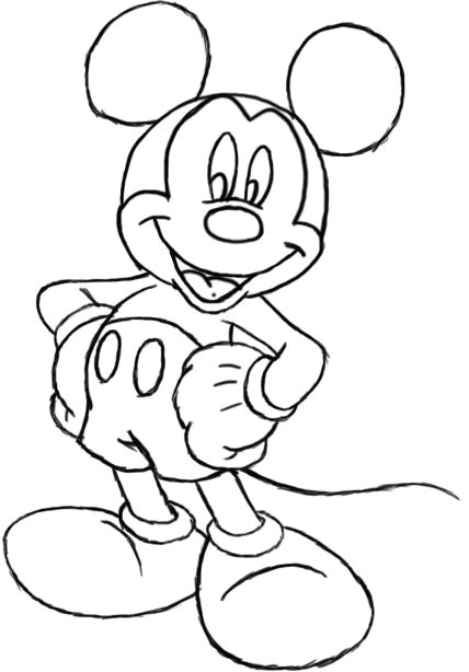 Mickey Mouse Pictures Easy to Draw How to Draw Mickey Mouse Omalovanky Mickey Mouse A Kresby