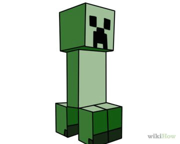 Minecraft Drawing Ideas Draw A Creeper Method 3 Step 4 Drawings Creepers Minecraft
