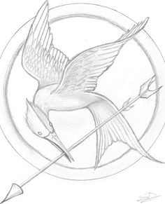 Mockingjay Pin Drawing Easy 43 Best Hunger Games Drawings Images Hunger Games Hunger