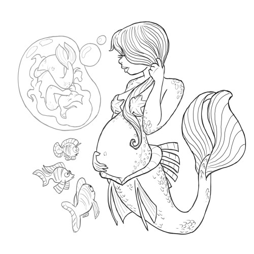 Mothers Day Drawing Ideas Pin by Color M3 On Moms Mermaid Drawings Mermaid Pictures