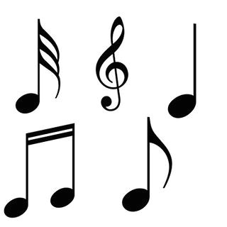 Music Notes Easy Drawing these Notes Can Be Downloaded Free these Would Be Fun