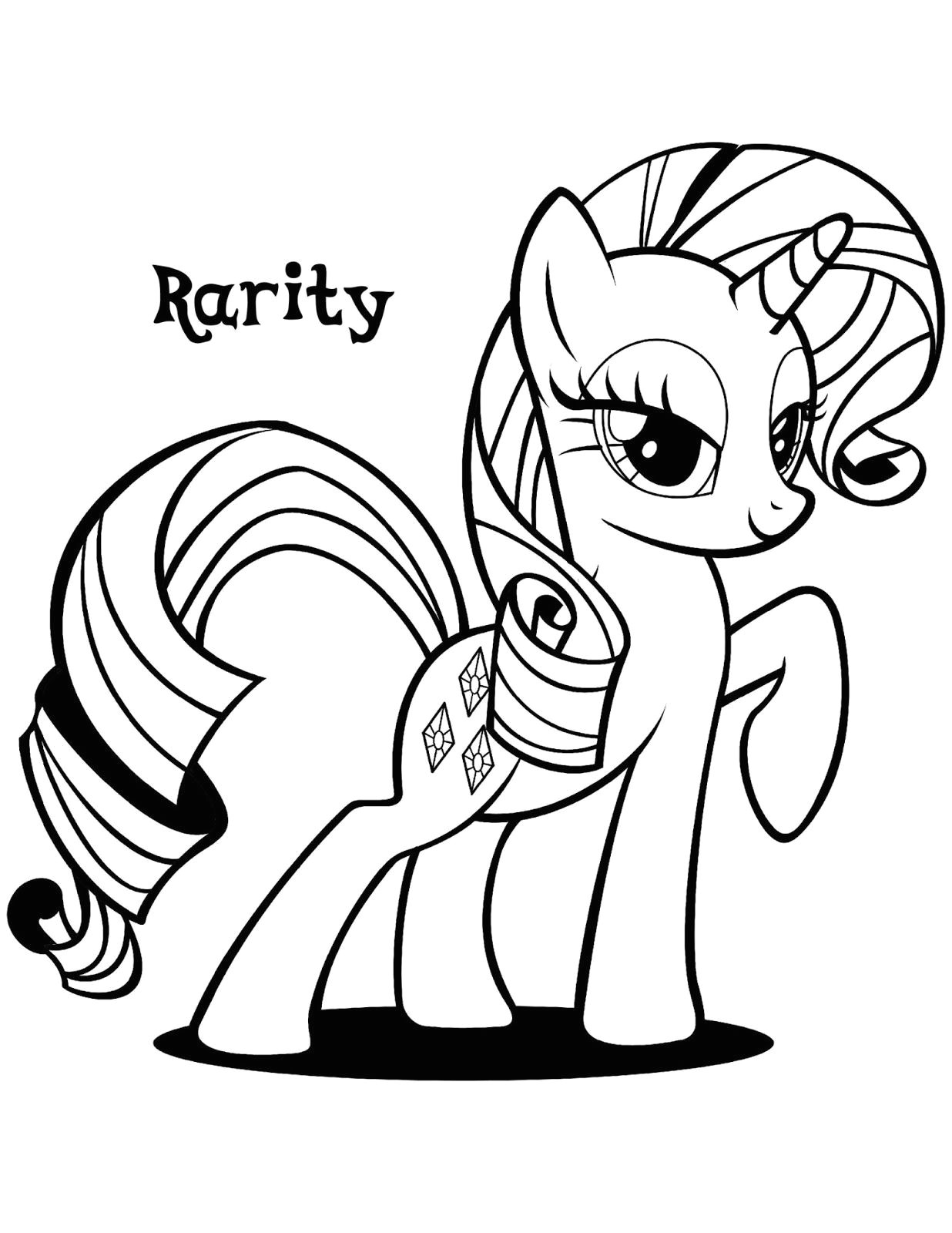 My Little Pony Drawing Easy Mlp Printable Coloring Pages Kids Under 7 My Little Pony
