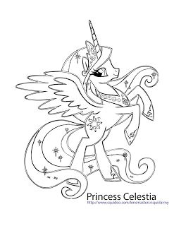 My Little Pony Drawing Easy My Little Pony Coloring Pages Princess Celestia