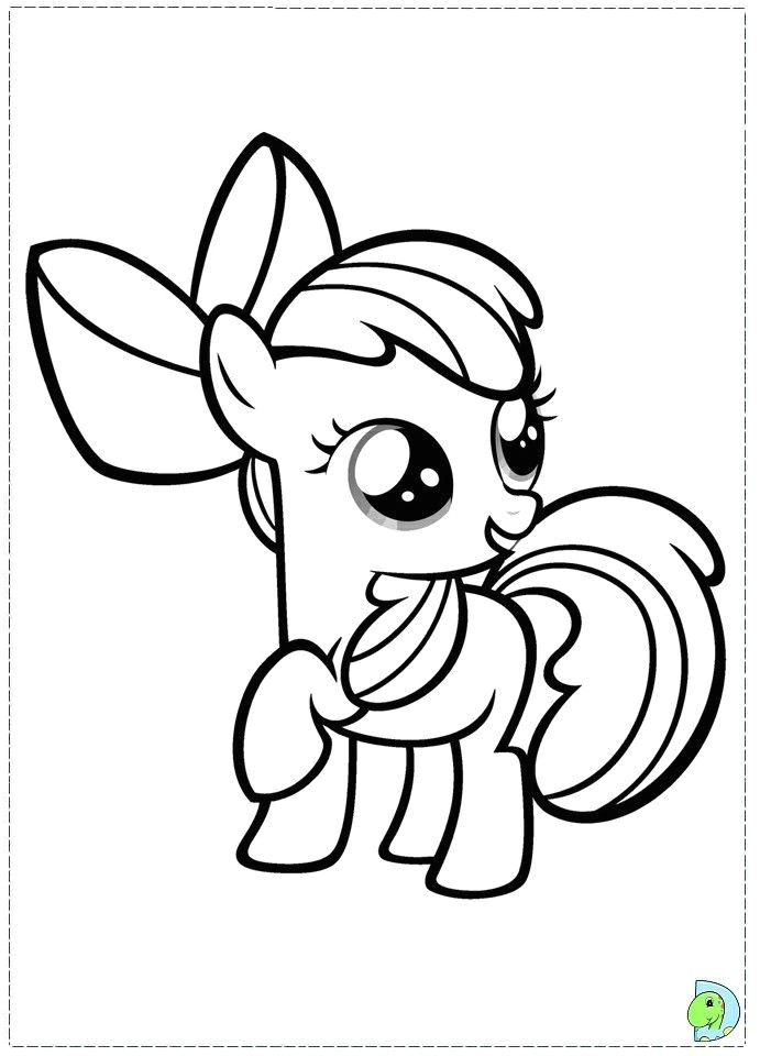 My Little Pony Drawing Easy Pin Od Renata Na Inne Kolorowanki Coloring Pages for Girls
