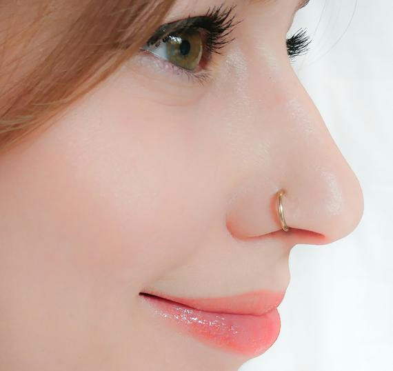 Nose Ring Drawing Easy Christmas Sale Nose Ring 16 Gauge 16 G Nose Ring 16 G Nose Hoop Nose Piercing 16g Nose Ring Gold Nose Ring