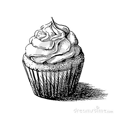Pancakes Drawing Easy Vector Black and White Sketch Illustration Of Cute Creamy