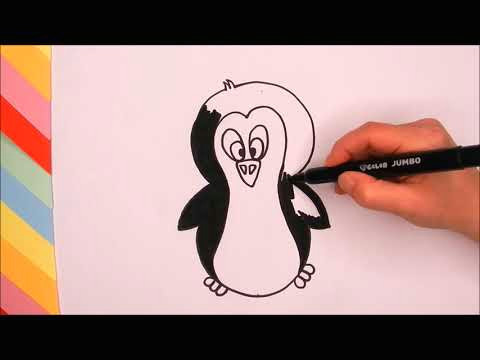 Penguin Easy Drawing How to Draw A Penguin Pinguino Pinguino Pinguin Pingouin