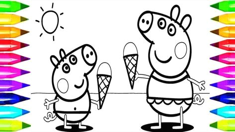 Peppa Pig Easy to Draw Pinterest