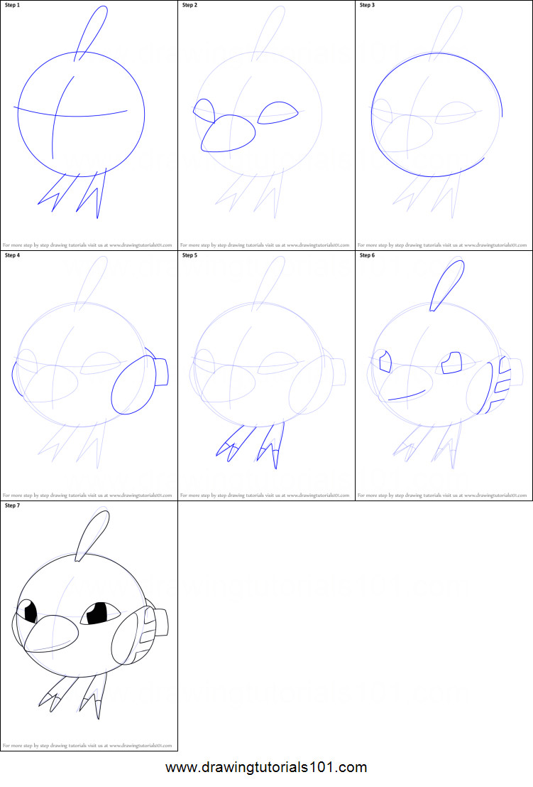 Pokemon Drawing Easy Step by Step How to Draw Natu From Pokemon Printable Step by Step Drawing