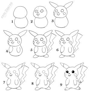 Pokemon Drawing Easy Step by Step How to Draw Pikachu Step by Step Pikachu Drawing Drawings