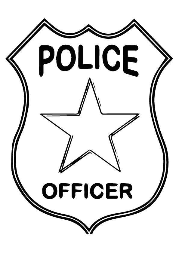 Police Badge Easy to Draw 78 Best Police Crafts Images Police Crafts Police