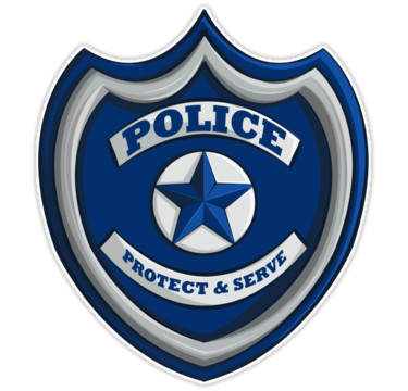 Police Badge Easy to Draw Police Badge Sticker by Angele Gougeon Police Police