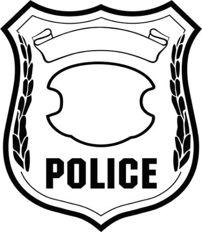 Police Badge Easy to Draw Police Badges Clip Art Clipart Police Officer Crafts