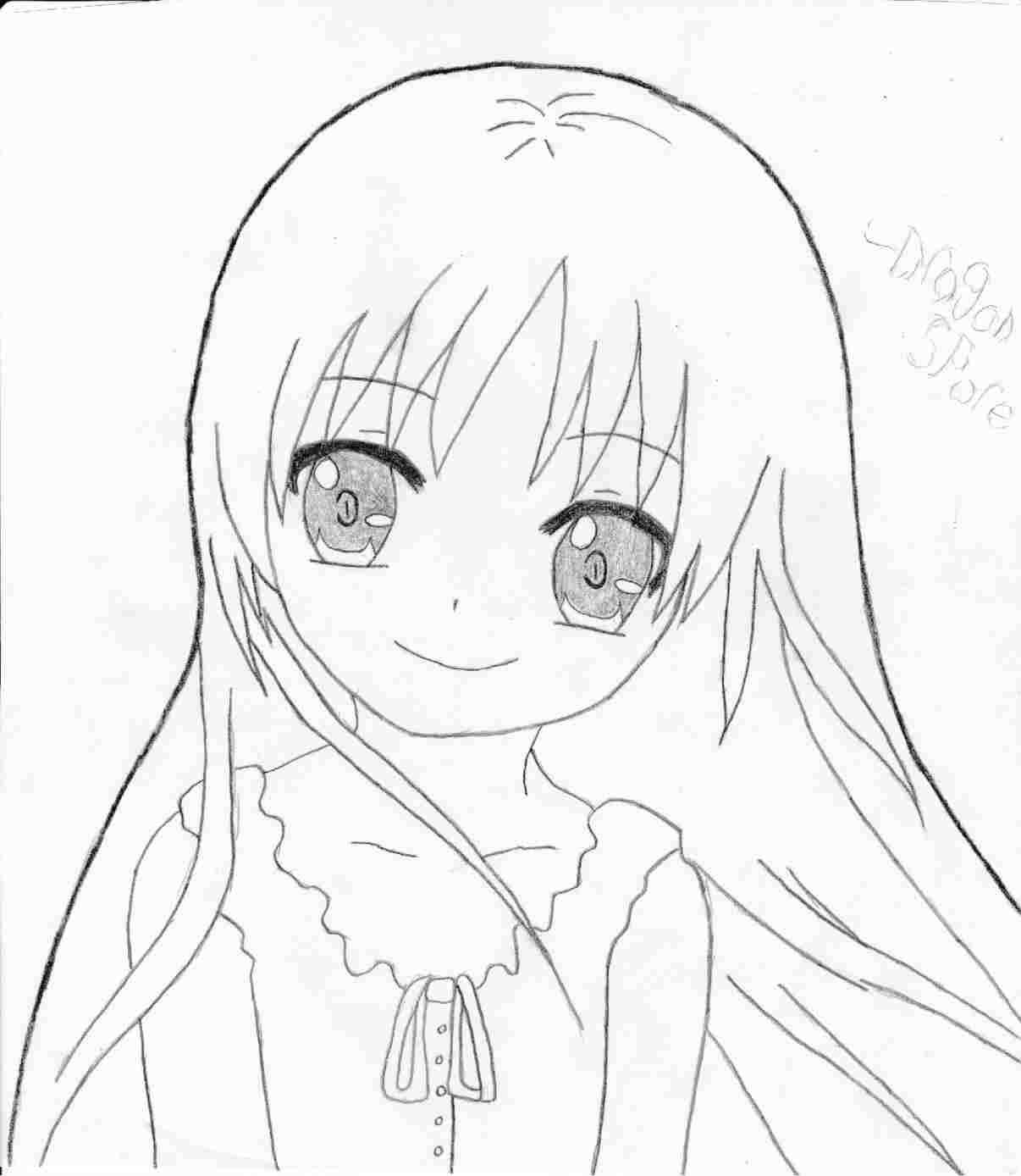 Pretty Anime Girl Drawing Easy Pretty Drawing Of Girls Gigantesdescalzos Com