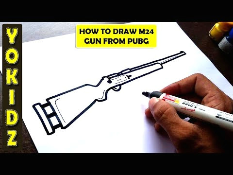 Pubg Mobile Drawing Easy Pubg Kar98 Gun Drawing Hack Pubg Mobile Map