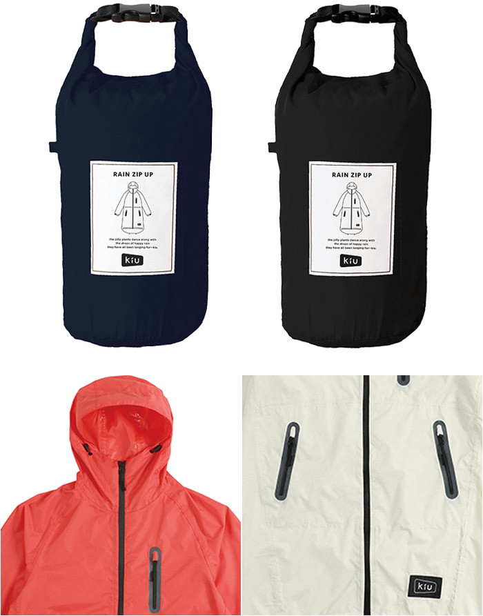 Raincoat Drawing Easy Festival Rain Goods Rain Outdoor attending School Commuting with All Five Colors Of Kiu Raincoat Men Gap Dis Rainwear Zip Up Rain Zip Up A A K116