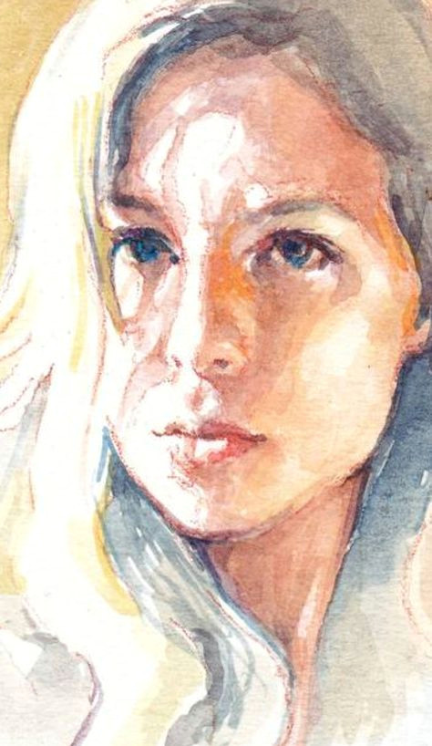 Realistic Girl Drawing Color Girl Drawing Realistic Oil Painting Watercolor Portrait