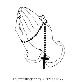 Rosary Beads Drawing Easy Ilustraciones Imagenes Y Vectores De Stock sobre Pray Bible